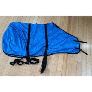 Simco Solid Blue Horse Sheet 78”